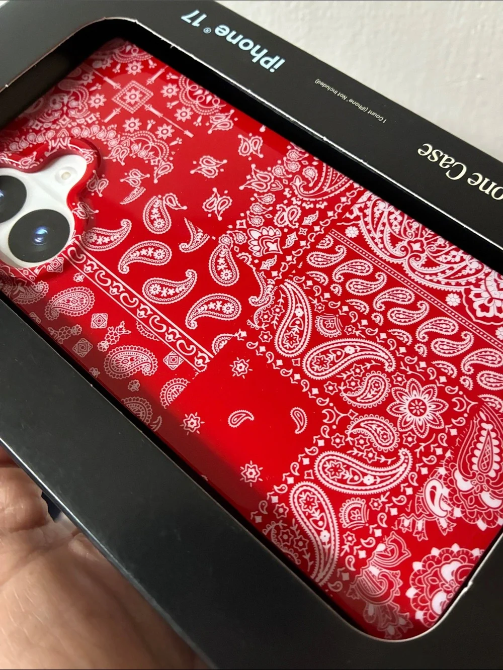 Red Bandana phone case